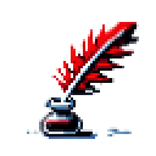 Pixelart of a phone exploding with clickbait